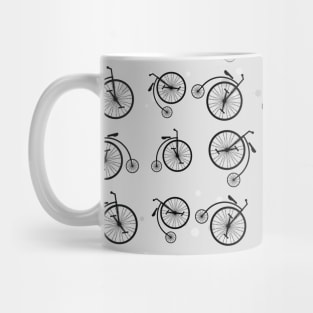 Retro Bicycle Seamless Pattern Mug